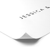 7つのテーモダンブルお気に入りの(People Seat Chart) ポスター (角)