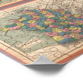 7つのパズルマップ ポスター (角)