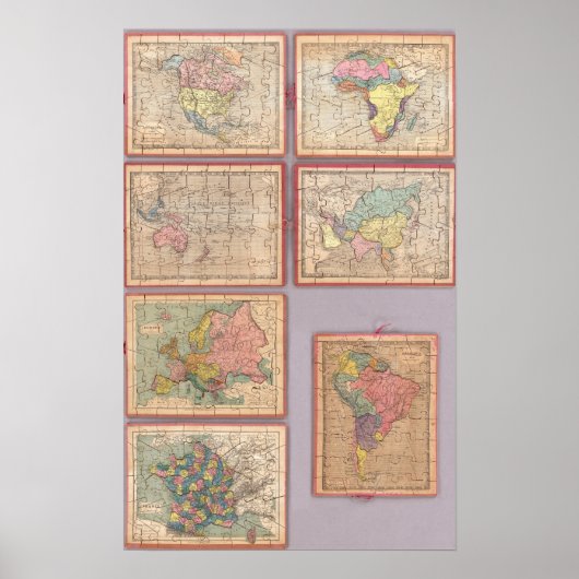 7つのパズルマップ ポスター (正面)