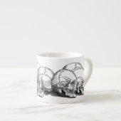 7つのヴィンテージスカル エスプレッソカップ (正面右)