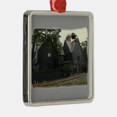 7つの切り妻のオーナメントの家 メタルオーナメント (右)