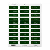 7つの垂直チャクラ ラベル (フルシート)