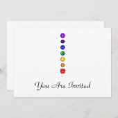 7つの垂直チャクラ 招待状 (正面/裏面)