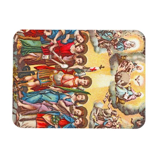 7つの大天使(CP 001;クロマトグラフ) マグネット (横)