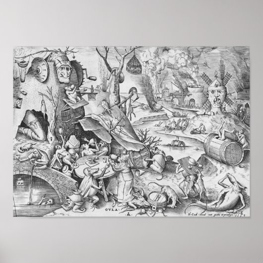 7つの大罪である大食（グラ） ポスター (正面)