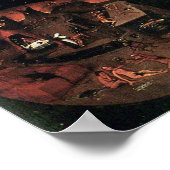 7つの大罪の場面を描いたテーブル ポスター (角)