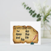 7つの大罪 ポストカード (スタンド正面)