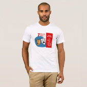 7つの幸せなバレンタインの言葉 Tシャツ (正面フル)