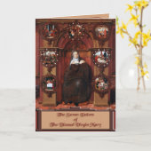 7つの悲しい賛美ヴァージンマリー カード (黄色い花)