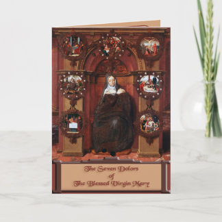 7つの悲しい賛美ヴァージンマリー カード