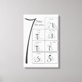 7つの日 キャンバスプリント