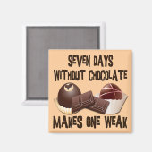 7つの日（チョコレートなし） マグネット (正面/裏面)