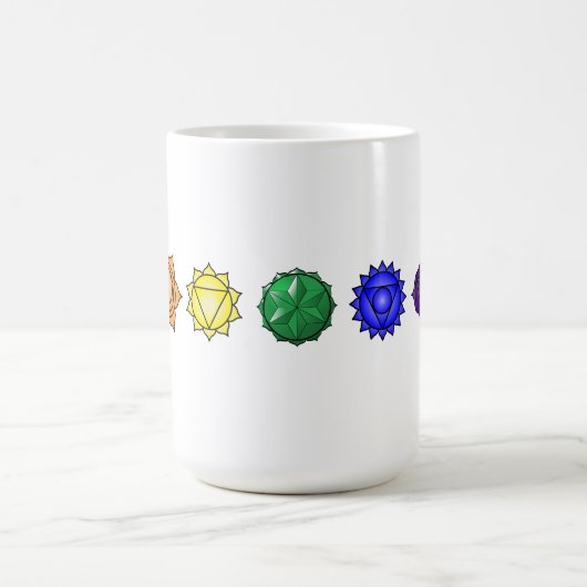 7つの水平チャクラ コーヒーマグカップ (中央)