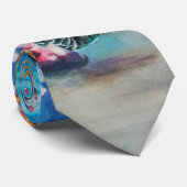 7つの海の珊瑚礁のタイ ネクタイ (ロール)