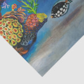 7つの海の珊瑚礁のティッシュペーパー 薄葉紙 (詳細)