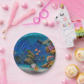 7つの海の珊瑚礁 ペーパープレート (パーティー)