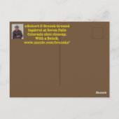 7つの滝コロラドGリス閉じるポストカード ポストカード (裏面)