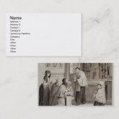 7つの秘跡: 聖餐1779年(茶色ペン 名刺 (正面/裏面)