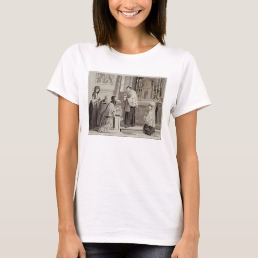7つの秘跡: 聖餐1779年(茶色ペン Tシャツ (正面)