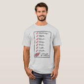 7つの素晴らしい罪 Tシャツ (正面フル)