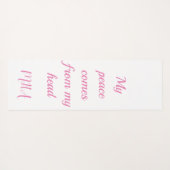 7つの花のチャクラの美しい基部 ヨガマット (裏面(横))