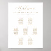 7つの表（ウェルカムシーティングチャート） ポスター (正面)