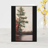 7つのisland湖のホワイトパイン カード (黄色い花)