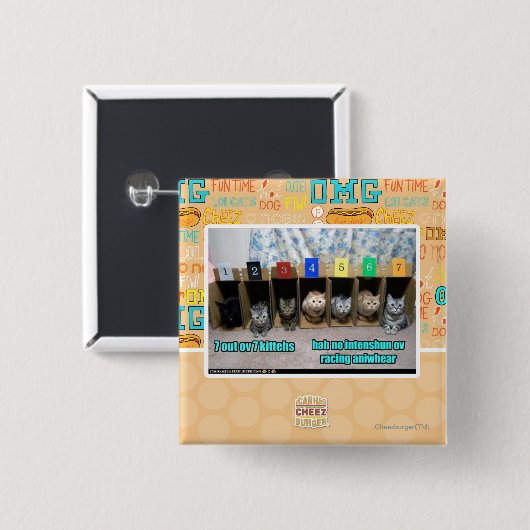 7つのov 7のkittehs 缶バッジ (正面&裏面)