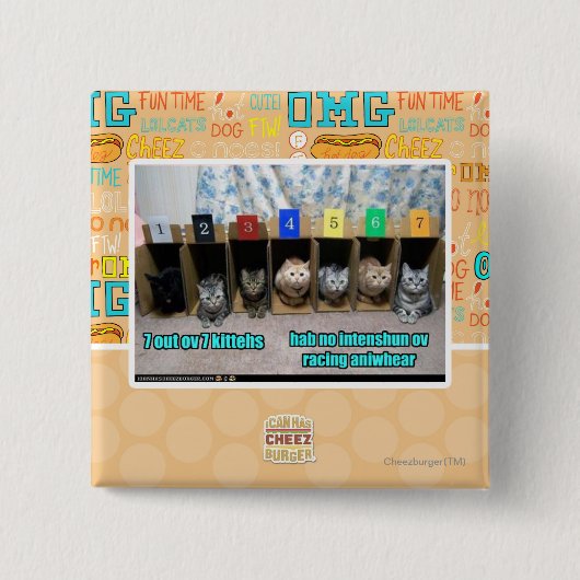 7つのov 7のkittehs 缶バッジ (正面)