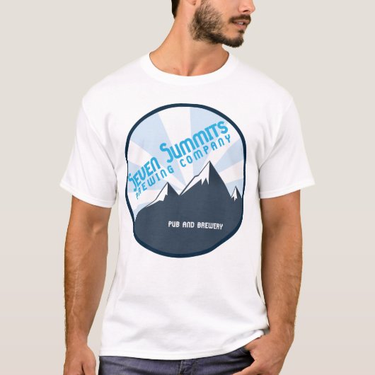 7つのSummits Brewing CompanyのTシャツ Tシャツ (正面)