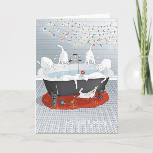 7つは、水泳たたきません! 休日 シーズンカード (正面)