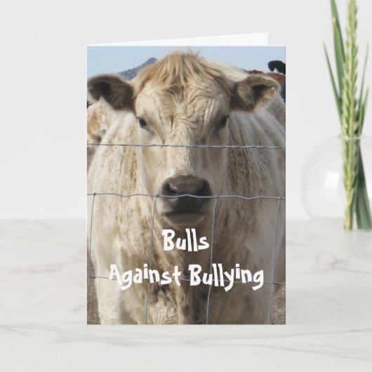 7の#6をいじめることに対する雄牛 カード (正面)
