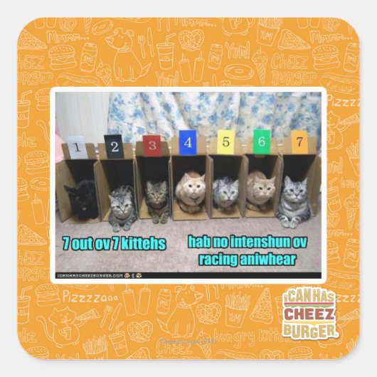 7アウトov 7キットー スクエアシール (正面)