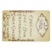 7アンチウイルスハーブ4" x 6"マグネット マグネット (横)