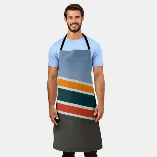 7イレブンロゴ エプロン (着用した状態)