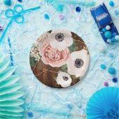 7インチラウンド紙プレートジオメトリックガーデンバラバーン ペーパープレート (パーティー)