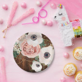 7インチラウンド紙プレートジオメトリックガーデンバラバーン ペーパープレート (パーティー)