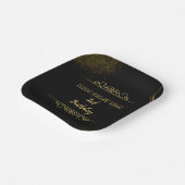 7インチ正方形フローラ誕生日パーティー紙プレート。 ペーパープレート (傾斜あり)