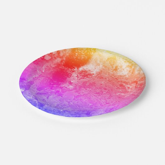 7インチ紙プレート ペーパープレート (アングル)