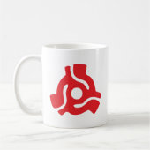 7インチ45 rpmビニルアダプタ挿入スピンドルスパイダー コーヒーマグカップ (左)