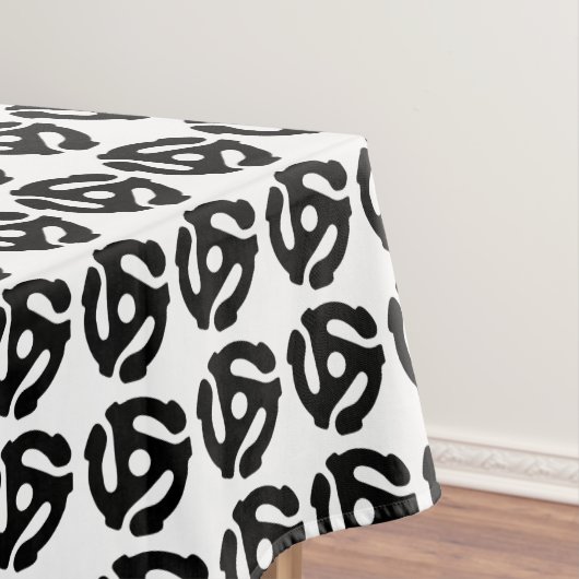 7インチ45 rpmビニルアダプタ挿入スピンドルスパイダー テーブルクロス (インサイチュ)