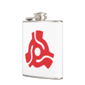 7インチ45 rpmビニルアダプタ挿入スピンドルスパイダー フラスク (左)