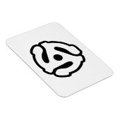 7インチ45 rpmビニルアダプタ挿入スピンドルスパイダー マグネット (右側)