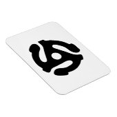 7インチ45 rpmビニルアダプタ挿入スピンドルスパイダー マグネット (右側)