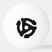 7インチ45 rpmビニルアダプタ挿入スピンドルスパイダー 卓球ボール (裏面)