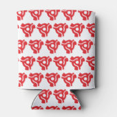 7インチ45 rpmビニルアダプタ挿入スピンドルスパイダー 缶クーラー (裏面)