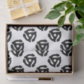 7インチ45 rpmビニルアダプタ挿入スピンドルスパイダー 薄葉紙 (ギフト)