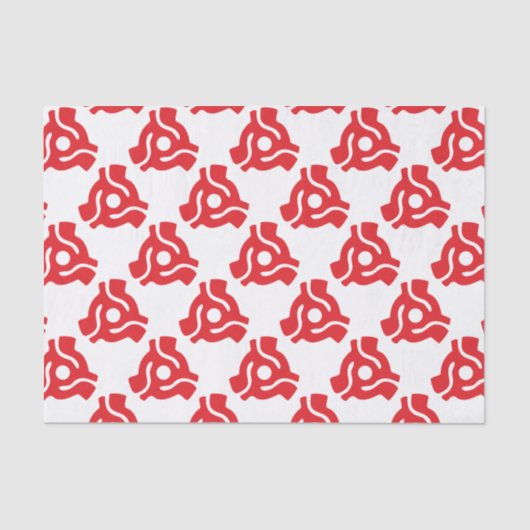 7インチ45 rpmビニールアダプタスピンドルスパイダーを挿入 薄葉紙 (正面)