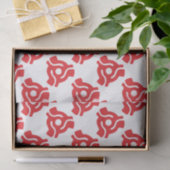 7インチ45 rpmビニールアダプタスピンドルスパイダーを挿入 薄葉紙 (ギフト)