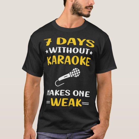 7カラオケなし日 Tシャツ (正面)
